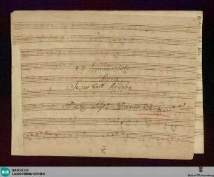 Ezio. Excerpts - Don Mus.Ms. 1535 : S, strings