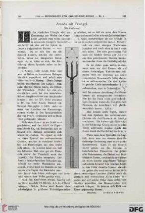 Arundo mit Triangel