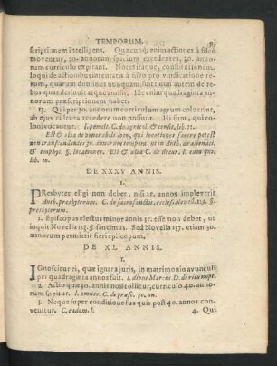 De XXXV Annis.