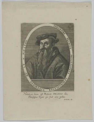 Bildnis des Iohannes Frisius