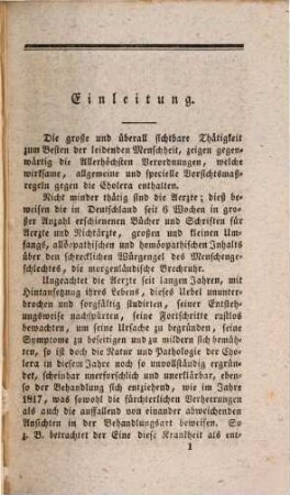 Nützliche Erfindung eines Dampf- und Wasser-Heitz-Apparats gegen die Orientalische Cholera