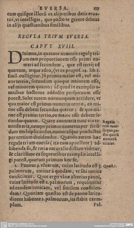 REGULA TRIUM EVERSA. CAPUT XVIII.