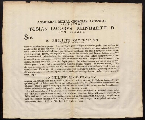 Tobias Iacobus Reinharth D.