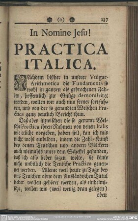 Practica Italica