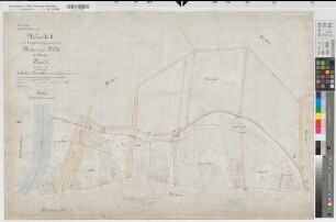 Bommern (Witten), Zusammenlegung eines Teiles der Feldmark von Bommern, Urkarte 2 Bommern Flur 1