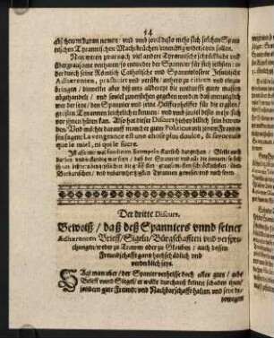 54-73, Der dritte Discurs