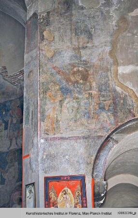 Christologischer Zyklus, die Königliche Familie vor dem heiligen Georg : Passionszyklus
