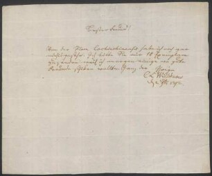 Carl Ludwig Willdenow an Carl Spener