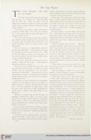 The Lay Figure: On art and auction