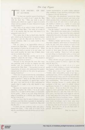 The Lay Figure: On art and auction