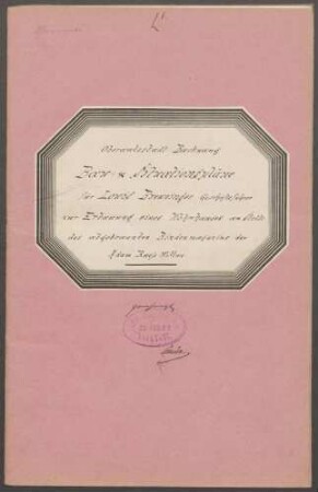 Breuninger, Louis, Rotgerber Bau eines Wohnhauses