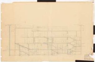 Schauspielhaus, Bochum: Zuschauerhaus: Längsschnitt 1:50