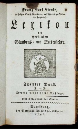 2: Lexikon der christlichen Glaubens- und Sittenlehre