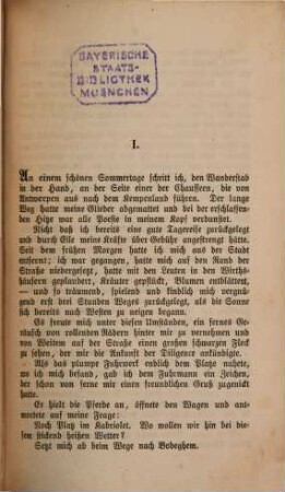 Sammlung ausgewählter Schriften : aus dem Vlämischen, 34. Das eiserne Grab ; 1