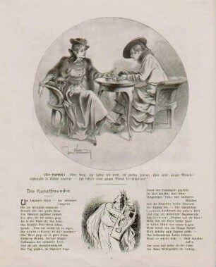 "Der Backfisch" "Die Kunstfreundin"