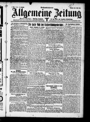 Gelsenkirchener allgemeine Zeitung. 1904-1943