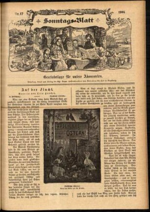 Ausgabe vom Sonntag, den 23. April 1905.