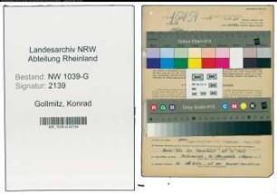 Entnazifizierung Konrad Gollmitz , geb. 25.06.1896 (Lehrer)