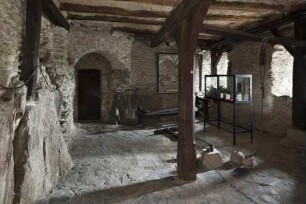Marksburg — Romanischer Palas, Nordbau — Keller