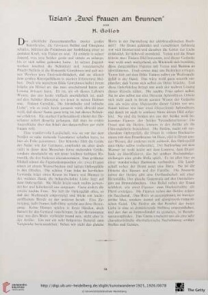 7/8: Tizian's "Zwei Frauen am Brunnen"