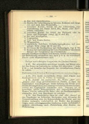 Folge unrichtiger Angaben im Ladescheine.