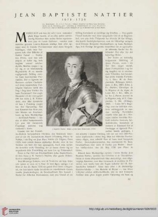 3: Jean Baptiste Nattier, 1678-1726