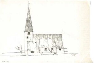 Gsaenger, Gustav; Fischbachau (Bayern); Ev. Kirche - Ansicht