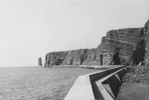 Schutzmauer Südwest auf Helgoland/Nordsee