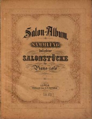 Salon-Album : Sammlung beliebter Salonstücke für Piano-solo.