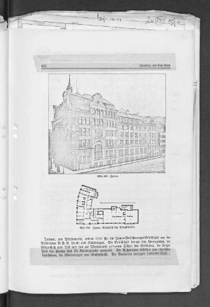 Abb. 889. Janus. Abb. 890. Janus, Grundriß des Erdgeschosses.