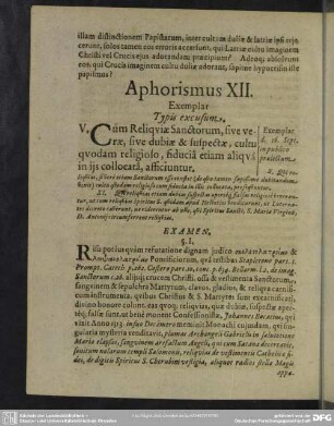 Aphorismus XII.