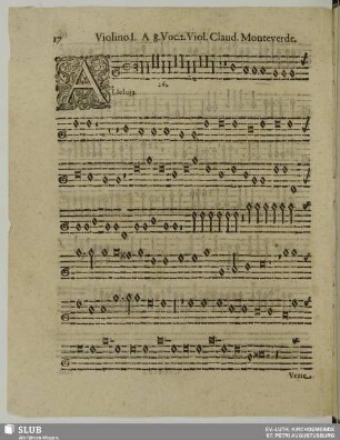 Monteverdi, Claudio: Alleluja