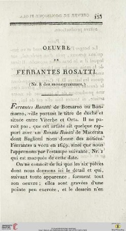 Oeuvre de Ferrante Rosatti