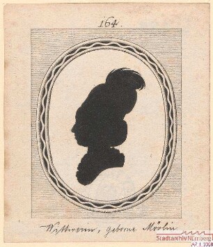 Frau (Maria Magdalena) Wittwer, geborene Mörl
