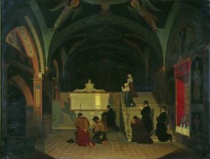 Die Heilige Stiege im Kloster S. Benedetto bei Subiaco