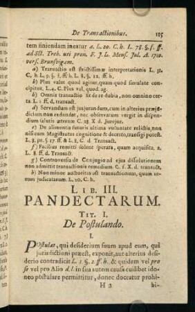 115-148, Tit. I. De Postulando - Tit. VI. De Calumniatoribus