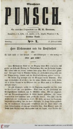 Nro. 7 (17. Februar 1850)