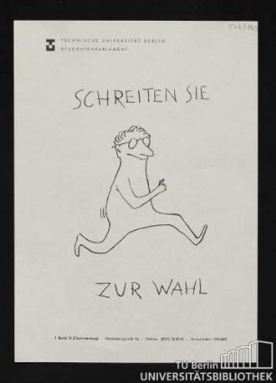 Schreiten Sie zur Wahl