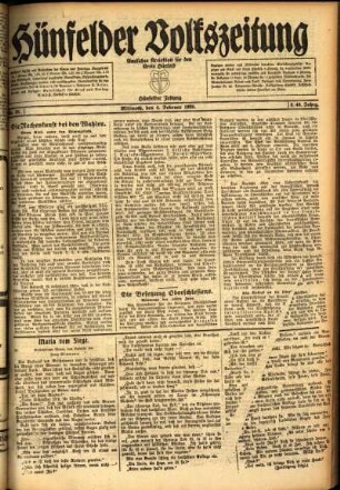 Ausgabe vom Mittwoch, den 04. Februar 1920.