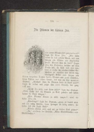 Die Blumen der kleinen Ida.