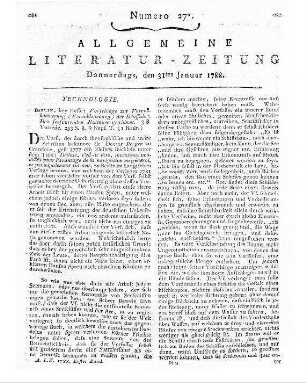 Baczko, Ludwig von: Versuch einer Geschichte und Beschreibung der Stadt Königsberg [Königsberg] : Hartung H. 1. - 1787