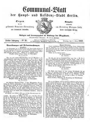 No. 10: No. 10, 09.März 1862