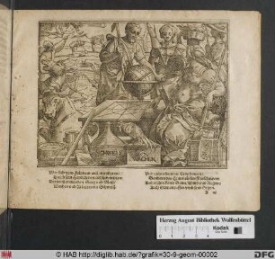 Allegorie der Mühe, Sorge und der Wachsamkeit.