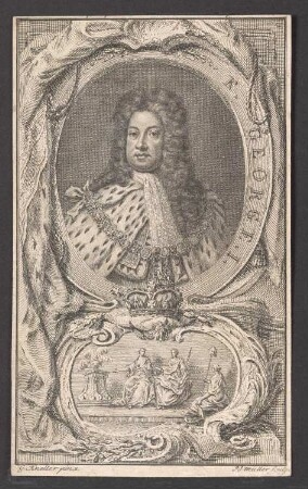Porträt Georg I., König von Großbritannien (1660-1727)