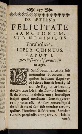 257-266, Caput I