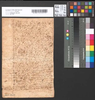 Herman (Harmen) Hesselinck und Härmen Planten, Ehemann der Gertruyt Hesselinck, verkaufen Dietrich Carl von Wylich, der durch den Rentmeister Vit Gruytter zu Döring vertreten wird, den vierten Teil des Erbes Engerinck für 200 Taler. Zeugen: Johan Camerer und Wyllem Planten.