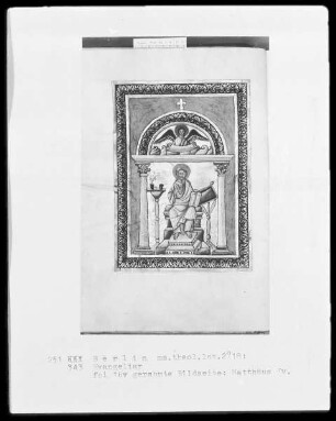 Evangeliar — Heiliger Matthäus, Folio 16verso