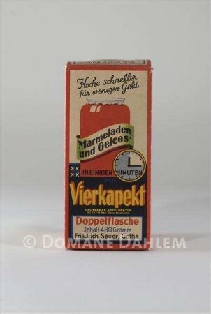 Packung "Vierkapekt - Apfelpektin"