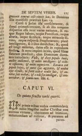 115-120, Caput VI
