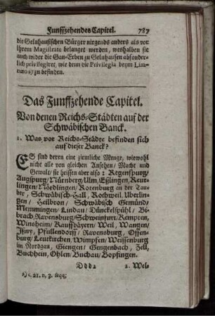 Das Funffzehende Capitel.